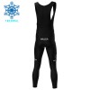 Fietskleding (Fietsshirt Lange Mouw + Lange Koersbroek) 2025 Arkea-B B Hotels Winter Thermal Fleece - Rood
