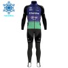 Fietskleding (Fietsshirt Lange Mouw + Lange Koersbroek) 2025 Baloise Glowi Lions Winter Thermal Fleece - Groente