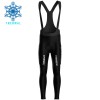 Fietskleding (Fietsshirt Lange Mouw + Lange Koersbroek) 2025 Solution Tech Vini Fantini Winter Thermal Fleece - Zwart