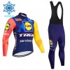Fietskleding (Fietsshirt Lange Mouw + Lange Koersbroek) 2026 Lidl-Trek Winter Thermal Fleece - Blauw Fietskleding (Fietsshirt Lange Mouw + Lange Koersbroek) 2026 Lidl-Trek Winter Thermal Fleece - Blauw
