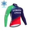 Wielershirt 2026 Decathlon CMA CGM Winter Thermal Fleece - Blauw Wielershirt 2026 Decathlon CMA CGM Winter Thermal Fleece - Blauw