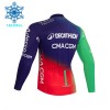 Wielershirt 2026 Decathlon CMA CGM Winter Thermal Fleece - Blauw