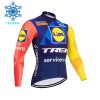 Wielershirt 2026 Lidl-Trek Winter Thermal Fleece - Blauw Wielershirt 2026 Lidl-Trek Winter Thermal Fleece - Blauw
