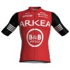 Fietskleding (Fietsshirt + Korte Koersbroek) 2025 Arkea-B B Hotels - Rood