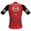 Fietskleding (Fietsshirt + Korte Koersbroek) 2025 Arkea-B B Hotels - Rood