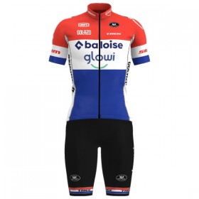 Fietskleding (Fietsshirt + Korte Koersbroek) 2025 Baloise Glowi Lions - Blauw