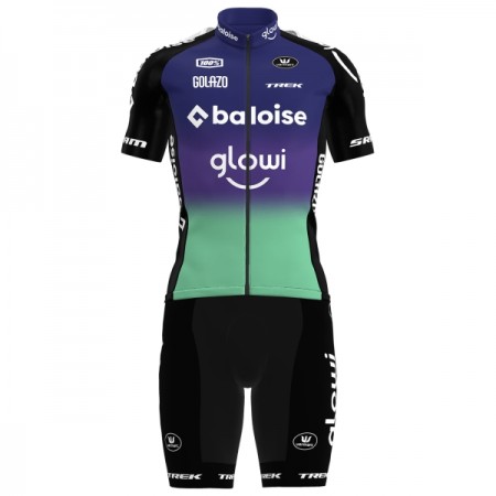 Fietskleding (Fietsshirt + Korte Koersbroek) 2025 Baloise Glowi Lions - Groente Fietskleding (Fietsshirt + Korte Koersbroek) 2025 Baloise Glowi Lions - Groente