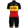 Fietskleding (Fietsshirt + Korte Koersbroek) 2025 Lotto Belgisch Kampioenschap - Rood Fietskleding (Fietsshirt + Korte Koersbroek) 2025 Lotto Belgisch Kampioenschap - Rood