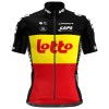Fietskleding (Fietsshirt + Korte Koersbroek) 2025 Lotto Belgisch Kampioenschap - Rood