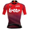 Fietskleding (Fietsshirt + Korte Koersbroek) 2025 Lotto - Rood