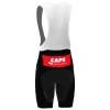 Fietskleding (Fietsshirt + Korte Koersbroek) 2025 Lotto - Rood