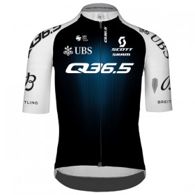 Fietskleding (Fietsshirt + Korte Koersbroek) 2025 Q36.5 Pro Cycling Team - Zwart