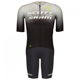 Fietskleding (Fietsshirt + Korte Koersbroek) 2025 Scott Sram - Zwart