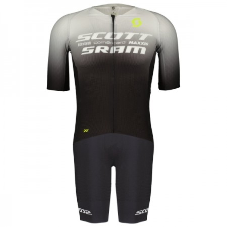 Fietskleding (Fietsshirt + Korte Koersbroek) 2025 Scott Sram - Zwart Fietskleding (Fietsshirt + Korte Koersbroek) 2025 Scott Sram - Zwart