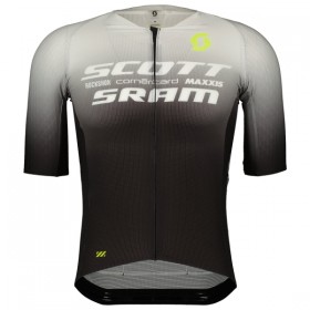 Fietskleding (Fietsshirt + Korte Koersbroek) 2025 Scott Sram - Zwart