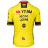 Fietskleding (Fietsshirt + Korte Koersbroek) 2025 Visma Lease A Bike Belgisch Kampioenschap - Geel