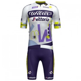 Fietskleding (Fietsshirt + Korte Koersbroek) 2025 Wilier Vittoria MTB Factory Team - Wit