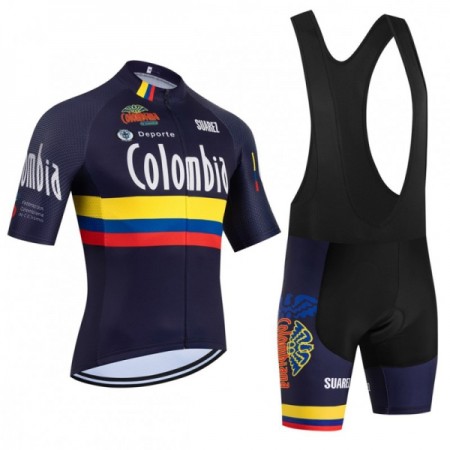 Fietskleding (Fietsshirt + Korte Koersbroek) 2026 Colombia - Zwart Fietskleding (Fietsshirt + Korte Koersbroek) 2026 Colombia - Zwart