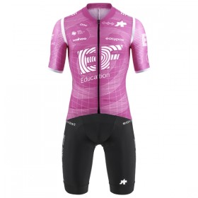 Fietskleding (Fietsshirt + Korte Koersbroek) 2026 EF Education - Roze