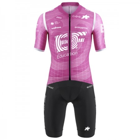 Fietskleding (Fietsshirt + Korte Koersbroek) 2026 EF Education - Roze Fietskleding (Fietsshirt + Korte Koersbroek) 2026 EF Education - Roze