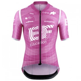 Fietskleding (Fietsshirt + Korte Koersbroek) 2026 EF Education - Roze