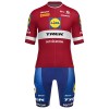 Fietskleding (Fietsshirt + Korte Koersbroek) 2026 Lidl-Trek Latvian Champion - Rood Fietskleding (Fietsshirt + Korte Koersbroek) 2026 Lidl-Trek Latvian Champion - Rood
