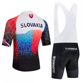Fietskleding (Fietsshirt + Korte Koersbroek) 2026 Slovakia - Wit
