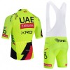 Fietskleding (Fietsshirt + Korte Koersbroek) 2026 UAE TEAM EMIRATES XRG - Geel