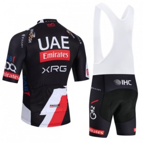 Fietskleding (Fietsshirt + Korte Koersbroek) 2026 UAE TEAM EMIRATES XRG - Zwart