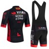 Fietskleding (Fietsshirt + Korte Koersbroek) 2026 Visma Lease A Bike - Zwart