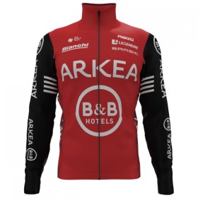 Fietskleding (Fietsshirt Lange Mouw + Lange Koersbroek) 2025 Arkea-B B Hotels - Rood