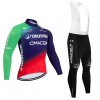 Fietskleding (Fietsshirt Lange Mouw + Lange Koersbroek) 2026 Decathlon CMA CGM - Blauw Fietskleding (Fietsshirt Lange Mouw + Lange Koersbroek) 2026 Decathlon CMA CGM - Blauw