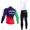 Fietskleding (Fietsshirt Lange Mouw + Lange Koersbroek) 2026 Decathlon CMA CGM - Blauw