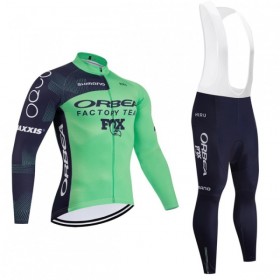 Fietskleding (Fietsshirt Lange Mouw + Lange Koersbroek) 2026 Orbea Factory - Groente
