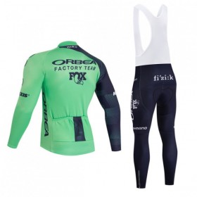 Fietskleding (Fietsshirt Lange Mouw + Lange Koersbroek) 2026 Orbea Factory - Groente