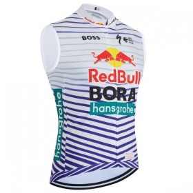 Fietsvest 2026 BORA-Hansgrohe Bull - Rood - Wit