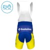Kind Fietsbroek Kort met Bretels 2025 Flanders Baloise - Blauw