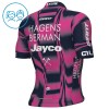 Kind Fietskleding (Fietsshirt + Korte Koersbroek) 2025 Hagens Berman Jayco - Roze