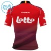 Kind Fietskleding (Fietsshirt + Korte Koersbroek) 2025 Lotto - Rood