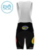 Kind Fietskleding (Fietsshirt + Korte Koersbroek) 2025 Pauwels Sauzen Cibel Clementines - Rood