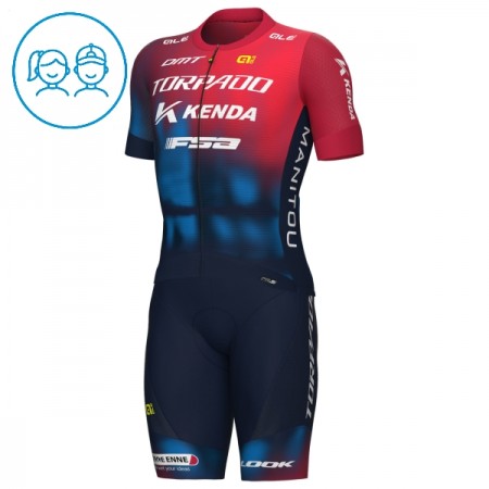 Kind Fietskleding (Fietsshirt + Korte Koersbroek) 2025 Torpado Kenda Factory - Rood Kind Fietskleding (Fietsshirt + Korte Koersbroek) 2025 Torpado Kenda Factory - Rood