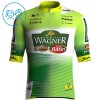 Kind Fietskleding (Fietsshirt + Korte Koersbroek) 2025 Wagner Bazin WB - Groente