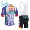 Kind Fietskleding (Fietsshirt + Korte Koersbroek) 2026 BORA-Hansgrohe Bull - Rood - Wit