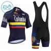 Kind Fietskleding (Fietsshirt + Korte Koersbroek) 2026 Colombia - Zwart Kind Fietskleding (Fietsshirt + Korte Koersbroek) 2026 Colombia - Zwart
