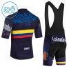 Kind Fietskleding (Fietsshirt + Korte Koersbroek) 2026 Colombia - Zwart
