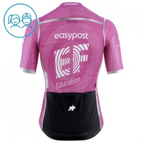 Kind Fietskleding (Fietsshirt + Korte Koersbroek) 2026 EF Education - Roze