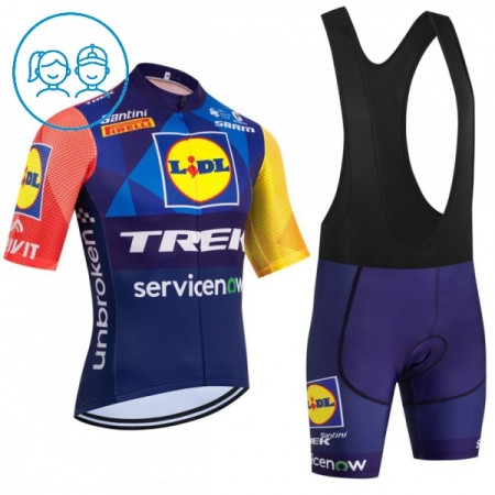 Kind Fietskleding (Fietsshirt + Korte Koersbroek) 2026 Lidl-Trek - Blauw Kind Fietskleding (Fietsshirt + Korte Koersbroek) 2026 Lidl-Trek - Blauw