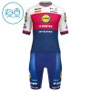 Kind Fietskleding (Fietsshirt + Korte Koersbroek) 2026 Lidl-Trek Czech Champion - Blauw Kind Fietskleding (Fietsshirt + Korte Koersbroek) 2026 Lidl-Trek Czech Champion - Blauw
