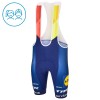 Kind Fietskleding (Fietsshirt + Korte Koersbroek) 2026 Lidl-Trek Danish Champion - Rood