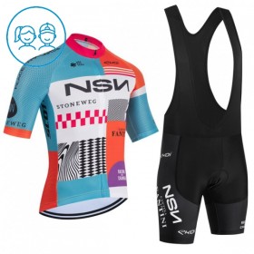 Kind Fietskleding (Fietsshirt + Korte Koersbroek) 2026 NSN Cycling Team